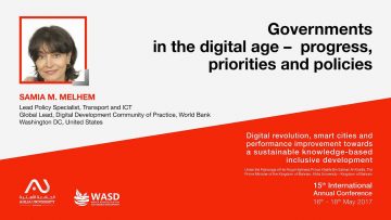 Governments in the Digital Age: progress, priorities and policies