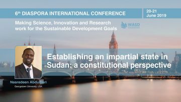 منظور دستوري لإنشاء دولة غير انحيازية في السودان