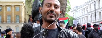 تظاهرة السودانيين بلندن دعما للثورة السودانية – لندن