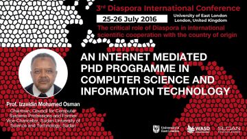An internet mediated PhD programme in computer science & information technology – Izzeldin M. Osman