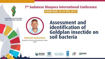 Assessment and identification of Goldplan insectide on soil bacteria