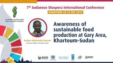 Awareness of sustainable food production at Gary Area, Khartoum-Sudan