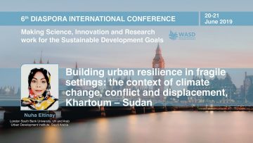 Building urban resilience in fragile settings in Khartoum – Sudan
