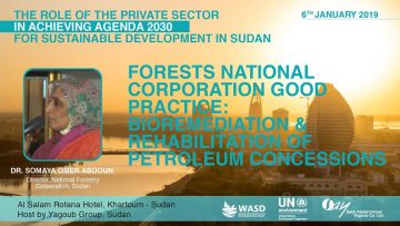 Forests National Corporation good practice: Bioremediation & rehabilitation of petroleum concessions