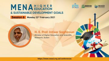Higher Education in Sudan – H. E. Professor Intisar Al-Zein Saghiroun