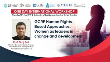 Human Rights Based Approaches; Women as leaders in change & development – Allam Ahmed and Siraj Sait
