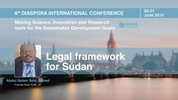 Legal framework for Sudan