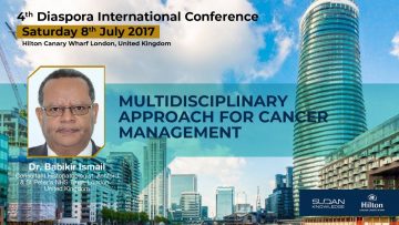 Multidisciplinary approach for Cancer management Dr.  Babikir Ismail