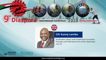 Special Guest Remarks on the Role of Diaspora on Sustainable Development – Cllr Sunny Lambe