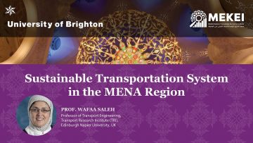 Towards a Sustainable Transportation System in the MENA Region
