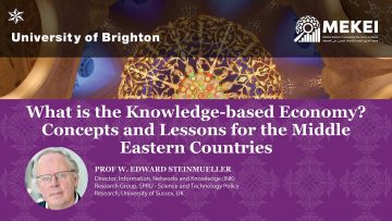 What is the Knowledge based Economy Concepts and Lessons for the Middle Eastern Countries