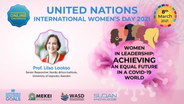 Women’s leadership in higher education institutions – Professor Liisa Laakso
